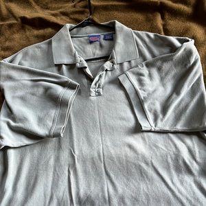 Pendleton green/gray polo shirt, XL.